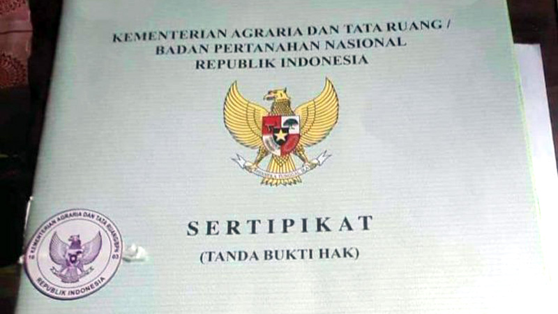 Pembuatan Sertifikat Massal Awal Tahun 2022, Warga Diminta Siapkan Berkas