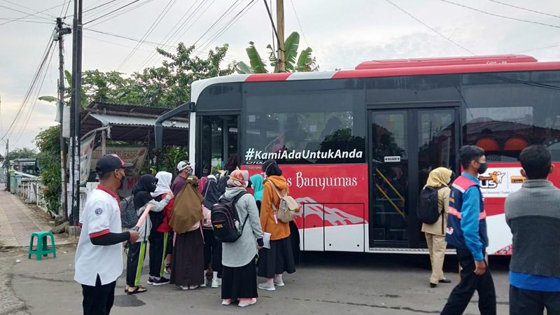 ASN dan Siswa Diarahkan Naik Trans Banyumas