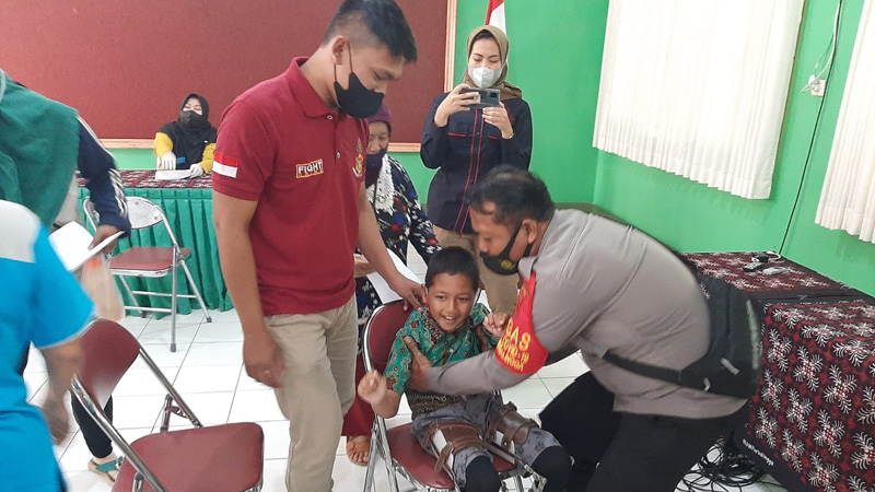 Vaksinasi Sasar Anak Berkebutuhan Khusus