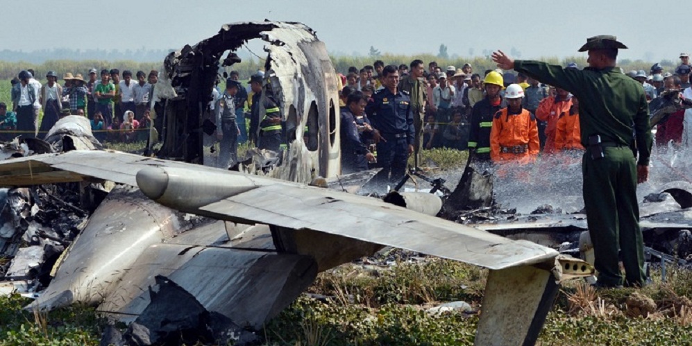 Kecelakaan Jet Tempur Junta Myanmar Jatuh ke Danau, Pilot Tewas