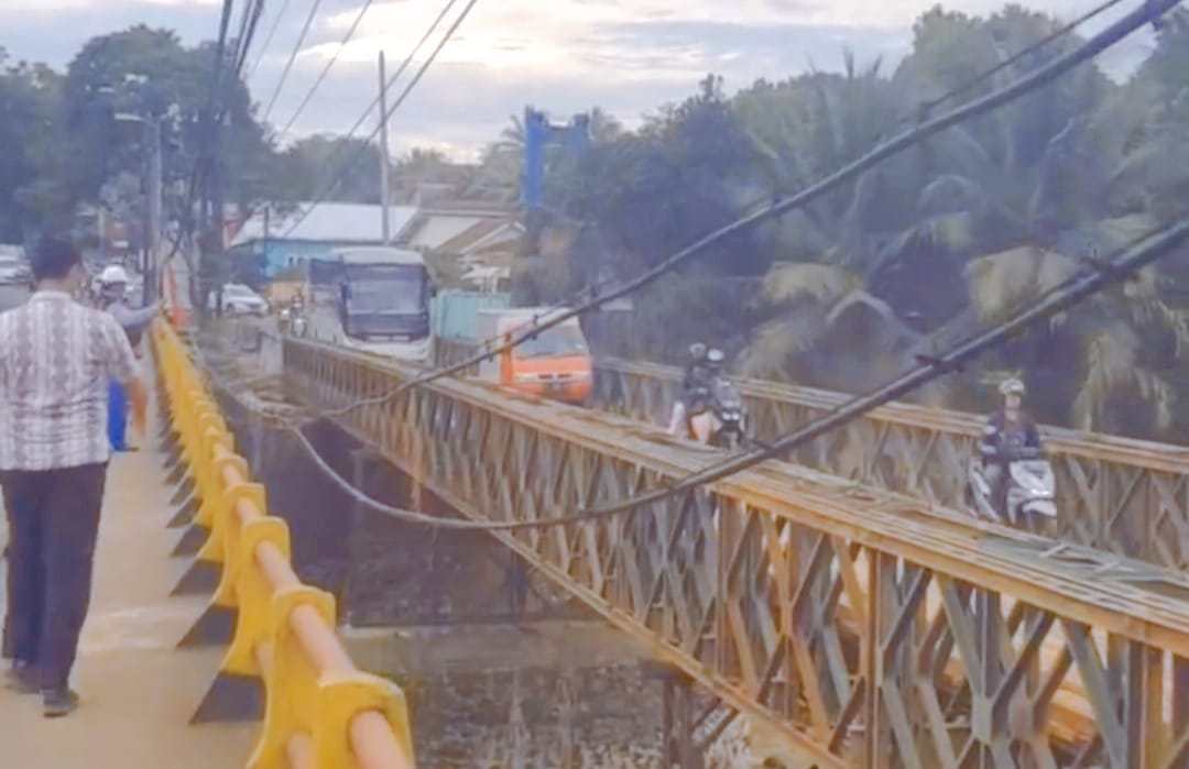 Diujicoba Sementara Jembatan Sungai Mengaji, Dioperasionalkan 28 Februari