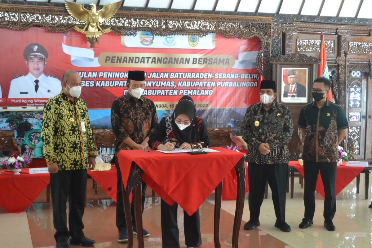 Tiga Kabupaten Usulkan Peningkatan Jalan Ruas Baturraden – Serang – Belik Kepada Gubernur