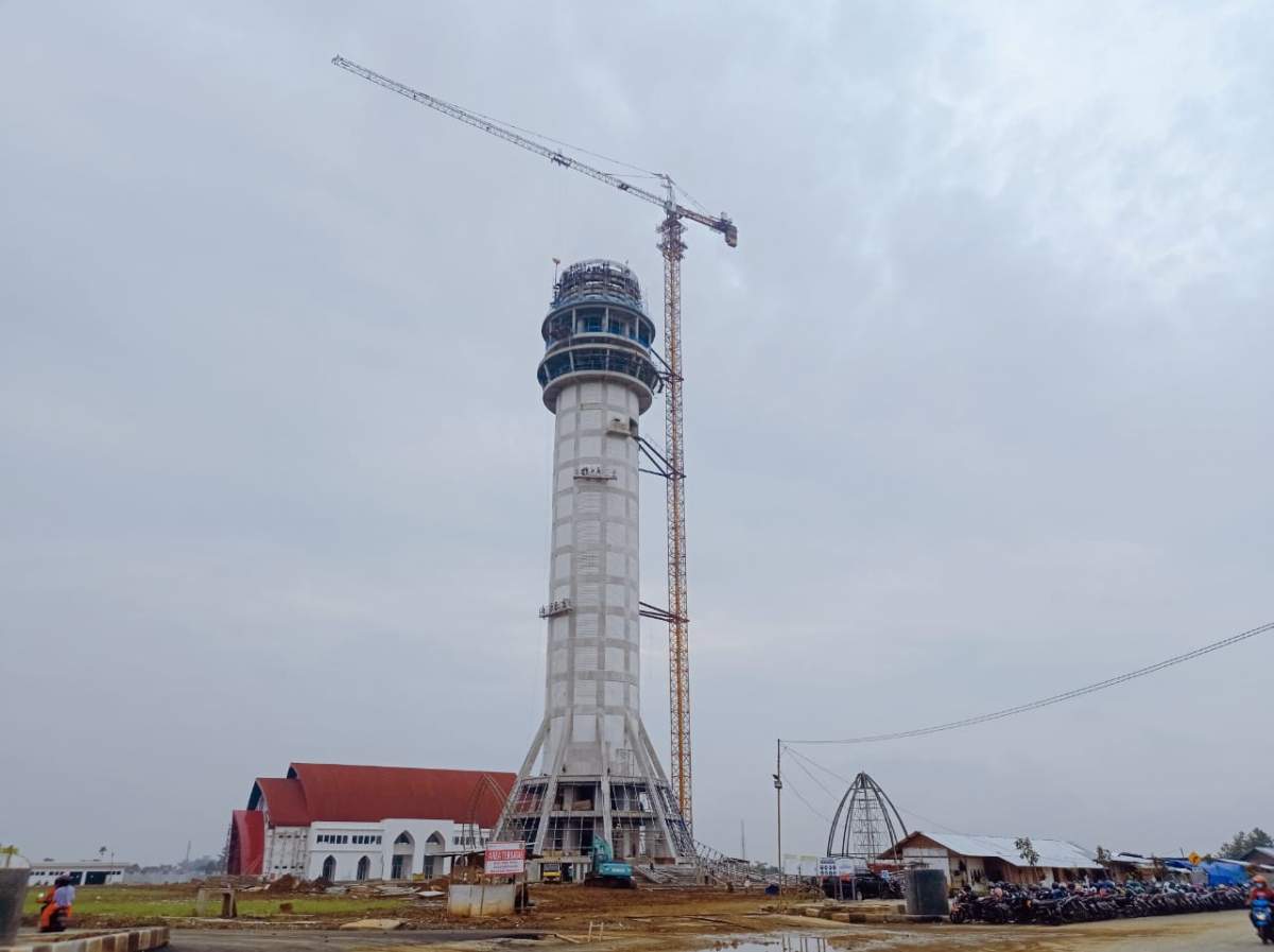 Menara Pandang Teratai Purwokerto Setinggi 117 Meter Fokus Dikuncup, Selesai Akhir Maret