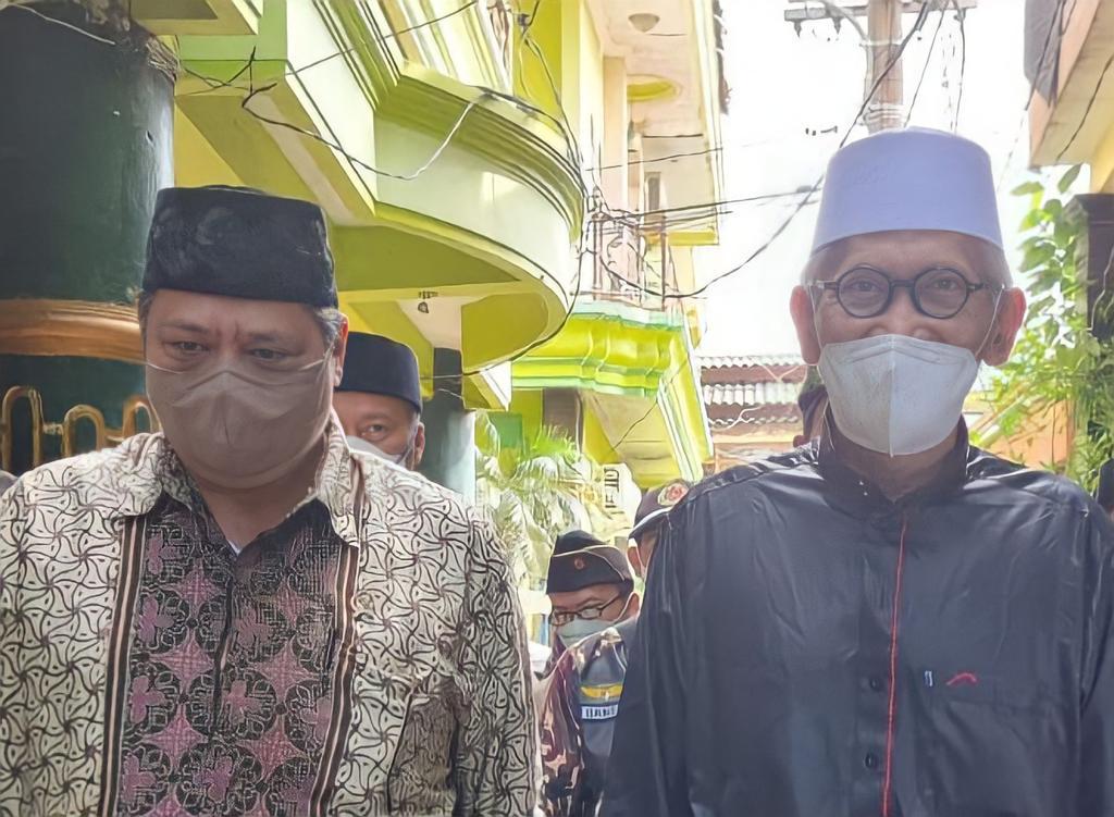 Airlangga Temui Rais Aam PBNU, Kiai Miftachul Akhyar Harap Pandemi Berakhir