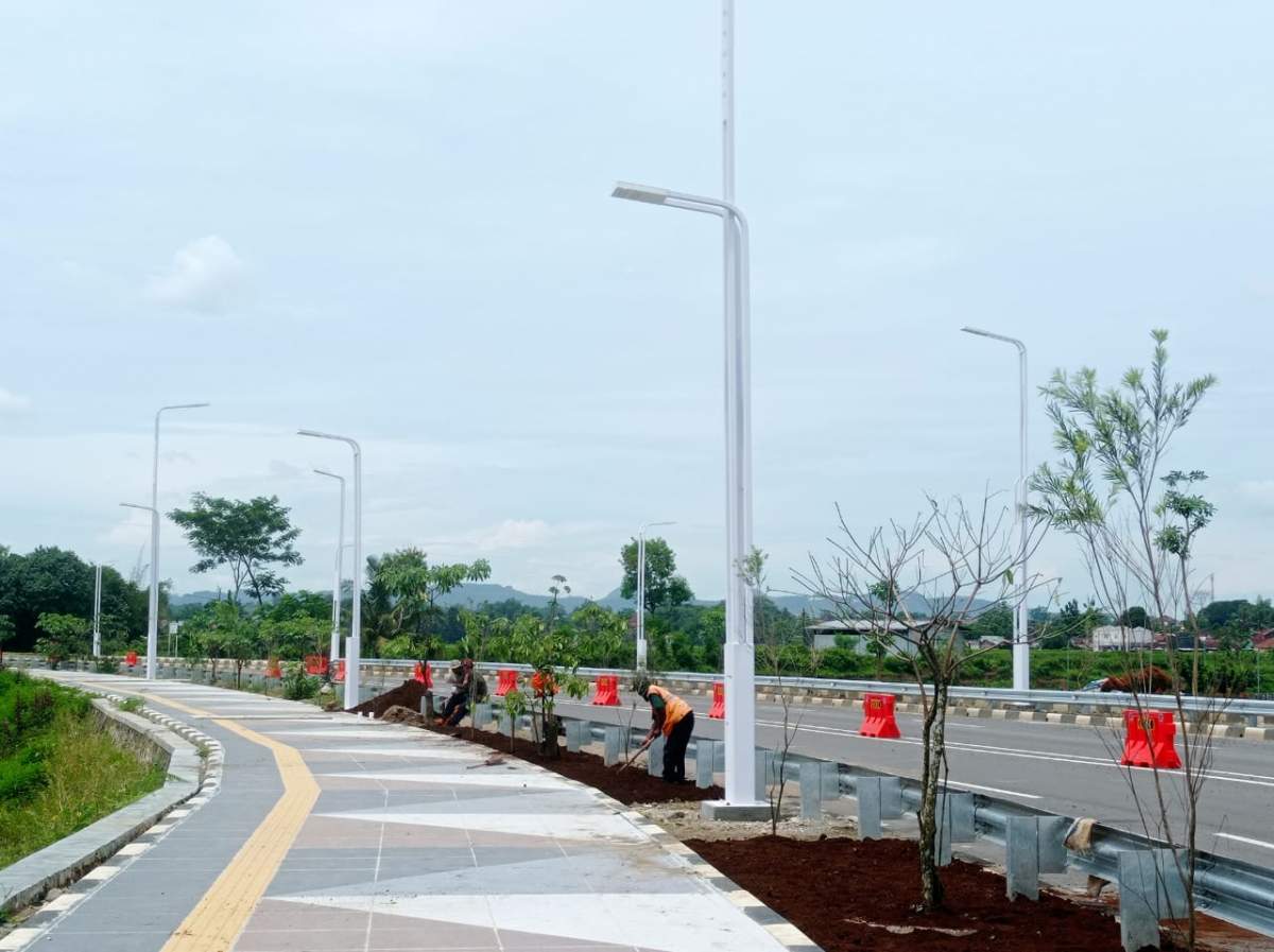 Tambah Kelengkapan Jalan, Ratusan Kembang Akan Ditanam Ditepi Jalan Ir Soekarno