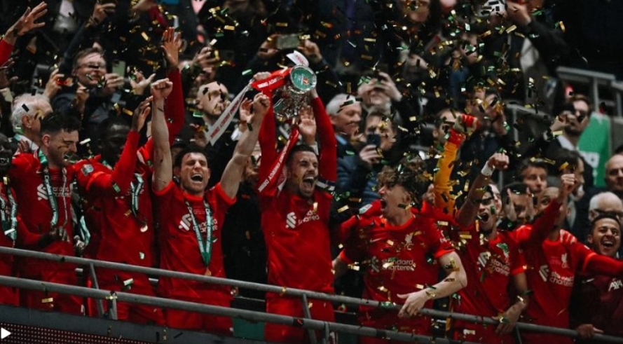 Liverpool Meraih Gelar Pertama Musim Ini, Juarai Piala Liga Inggris - Carabao Cup, Penalti 11-10