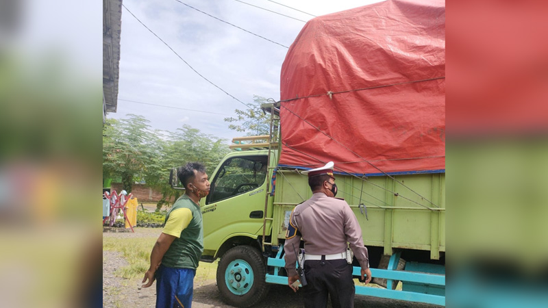Gara-gara Overload, 20 Truk Terjaring Razia di Beberapa Titik di Banyumas