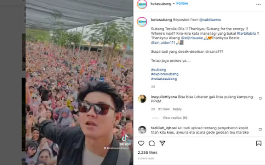 Wow, Penampilan Tri Suaka di Subang Dipadati Lautan Manusia