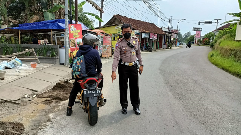 Polisi Kembali Tindak Penggunaan Knalpot Brong di Banjarnegara