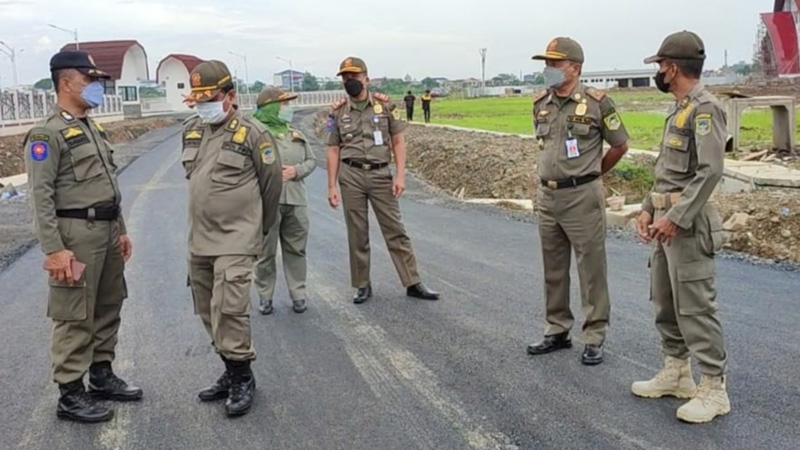 Jalan Bung Karno Dijaga Ketat Agar Bebas PKL