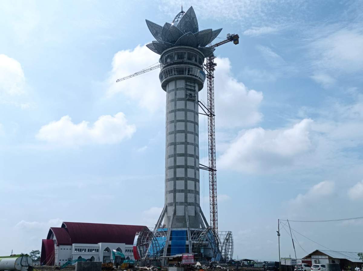 Pembangunan Menara Pandang Purwokerto 91 persen, Sembilan Hari Lagi Selesai
