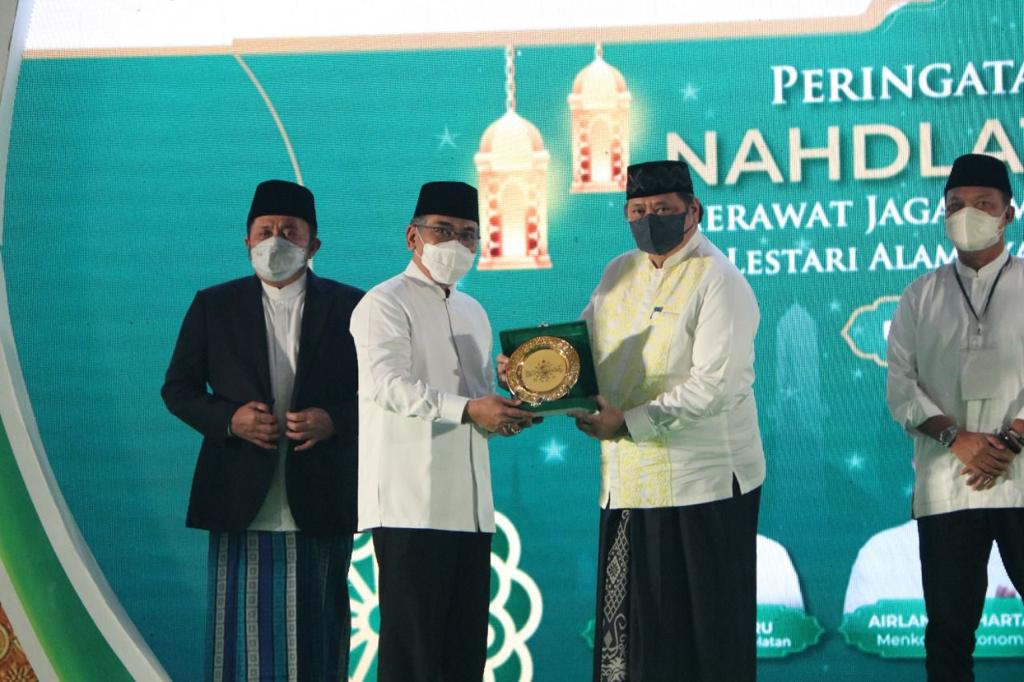 Menyongsong Seabad NU, Menko Airlangga Nahdlatul Ulama Miliki Peran Penting Bangsa