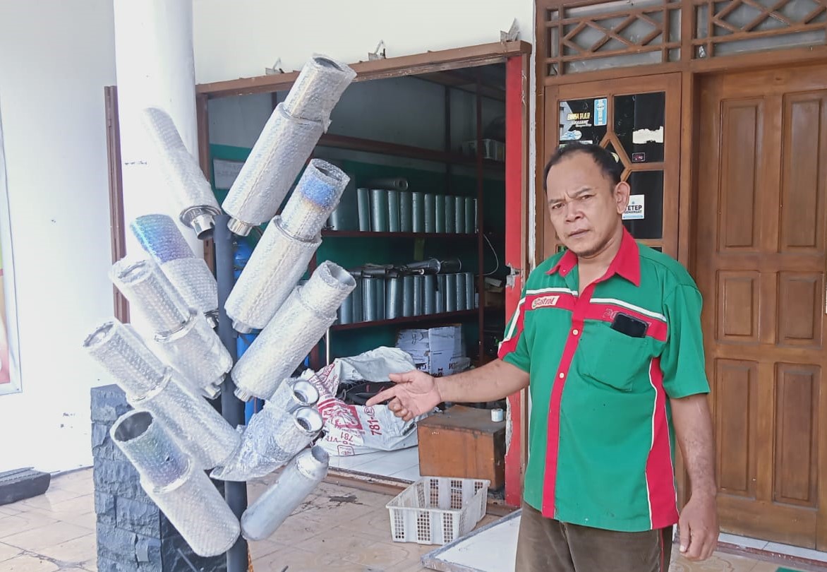 Kisah Abenk Muffler Merajut Knalpot Purbalingga Hingga Berhasil Tembus Pameran MotoGP Mandalika, Produknya Sud