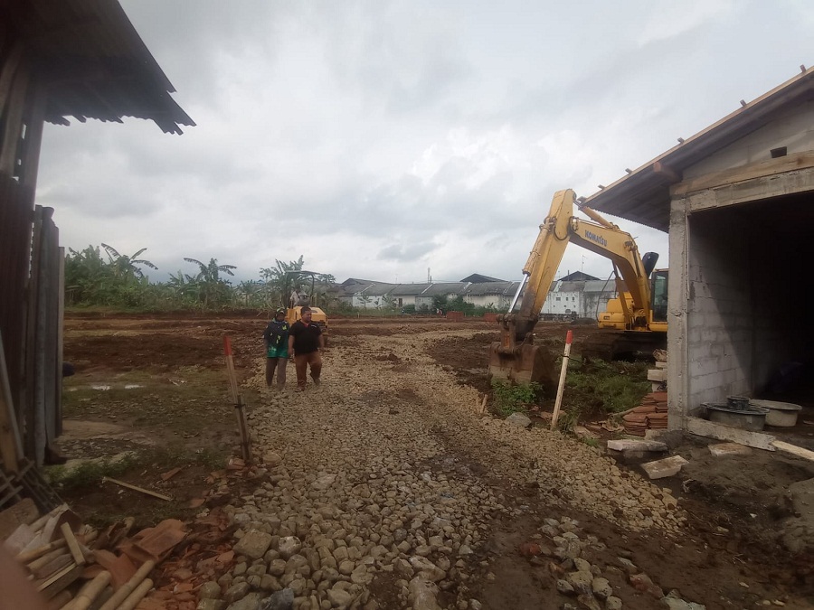PKL Pasar Ajibarang Mulai Direlokasi 7 April Mendatang, Mulai Dibuat Bedeng