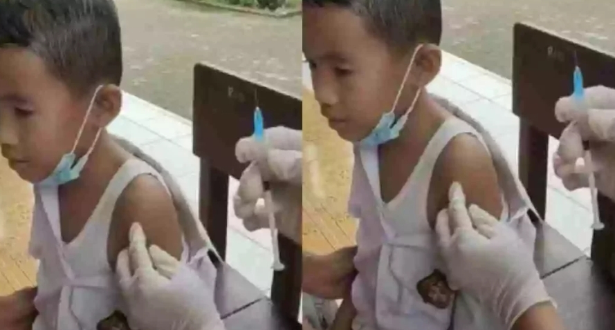 Viral di Medsos Anak Badui Kebal Suntik Vaksin, Simak Kata Dinkes Banten