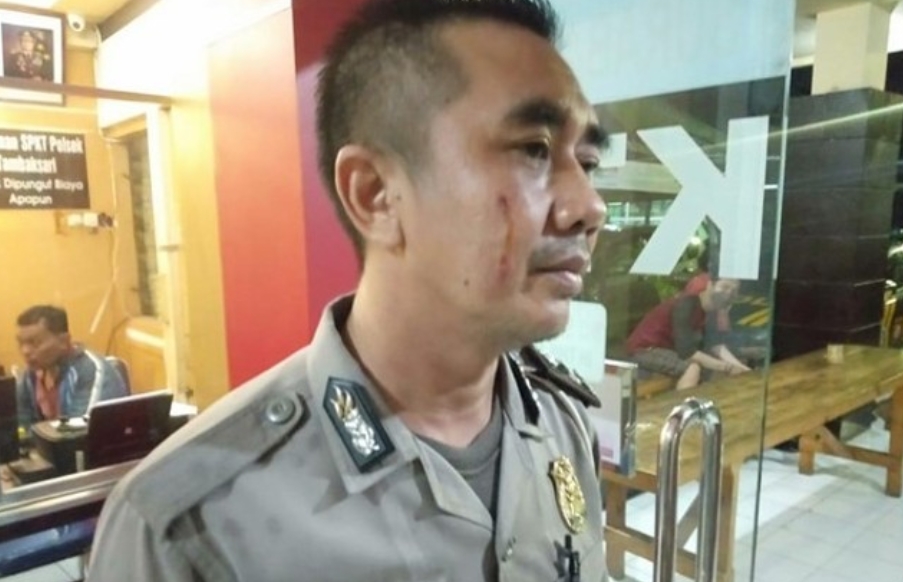 Lindungi Amukan Massa ke Maling Motor, 4 Polisi Turut Jadi Sasaran Amukan Massa