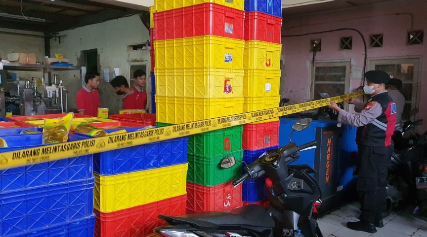 Beli Minyak Goreng Jerigen, Dikemas Ulang, Terendus Polisi, Disita 2.300 Liter