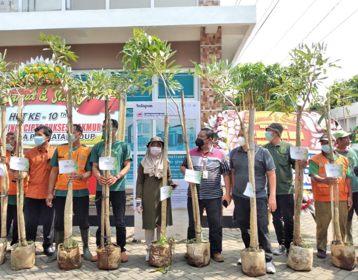 Graha Permata Group Rayakan Ulang Tahun Ke-10, Pelopor Developer Menanam 500 Pohon