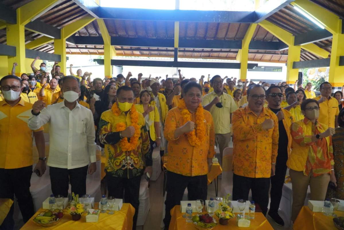 Targetkan Minimal Tiga Kursi, Golkar Bali Maju Bersama Airlangga