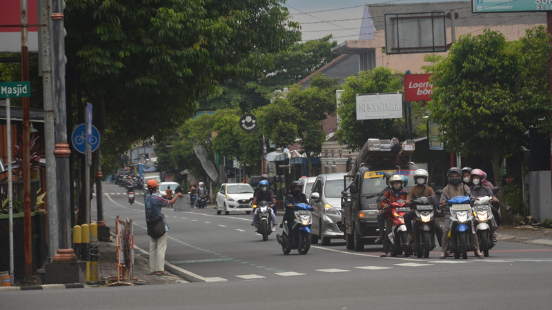 Jalan Masjid Purwokerto Satu Arah Setelah Lebaran