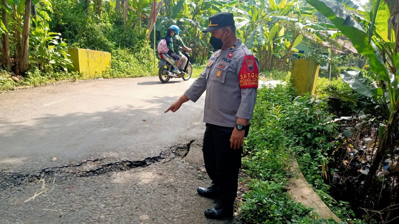 Rumah Rusak Akibat Tanah Bergerak di Desa Banjaran Bertambah