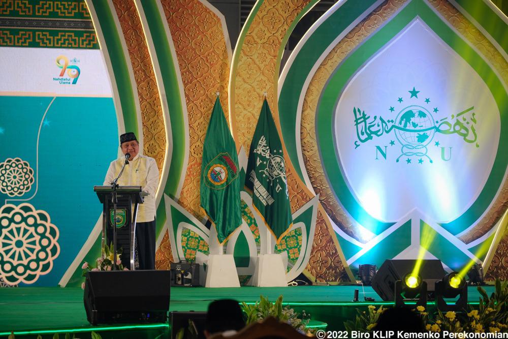 Harlah NU ke 99, Menko Airlangga: Pemerintah Apresiasi NU, Gerakkan Ekonomi Kerakyatan, Buat Petani Sejahtera
