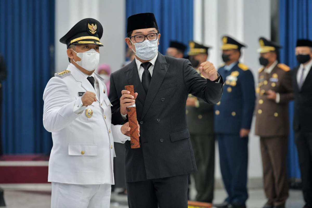 Ridwan Kamil Titip Kepada Yana Mulyana Jaga  Kondusivitas Bandung Jelang Tahun Politik 2024