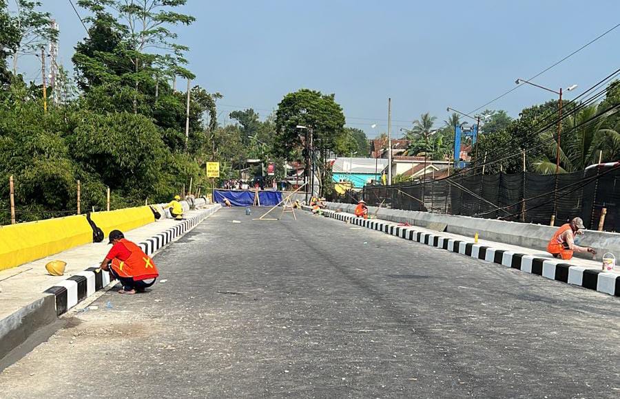 Pekerjaan Selesai, Jembatan Mengaji Dibuka Pukul 24.00, Ruas Ajibarang ...