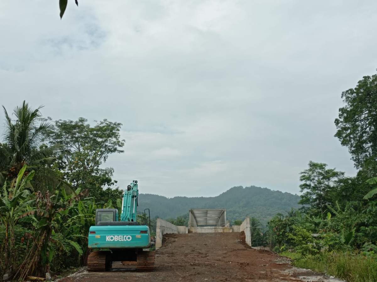 2022, Pembangunan Jembatan Pegalongan - Mandirancan Hanya Untuk Akses Jalan Sisi Mandirancan