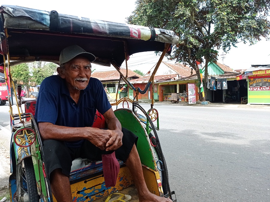 Becak, Riwayatmu Kini di Purwokerto, Husaini Mengenang Masa Kejayaan