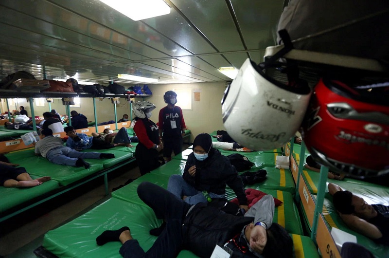 Dobel Untung Mudik Gratis Plus Bawa Motor ke Kampung