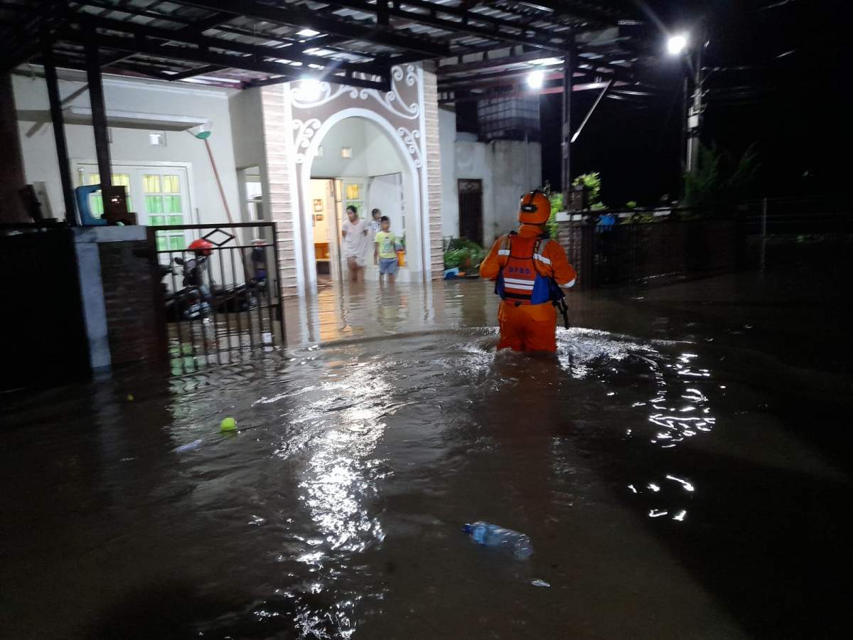 Perumahan Griya Satria Mandalatama Terendam Banjir
