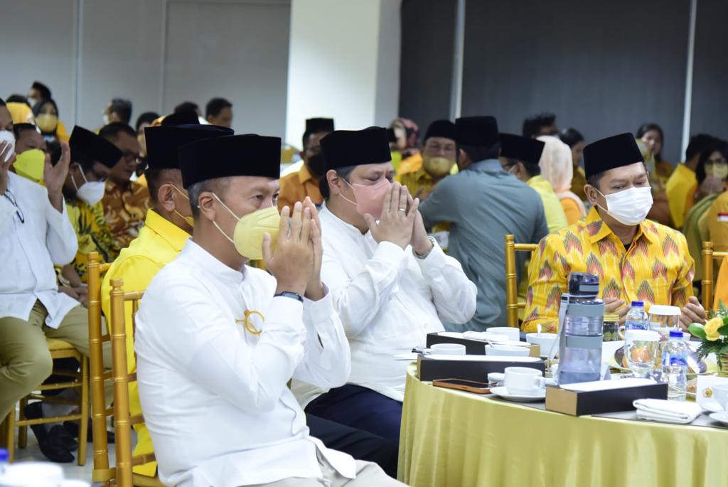 Santuni Anak Yatim Saat Ramadhan, Airlangga Didoakan Jadi Presiden 2024