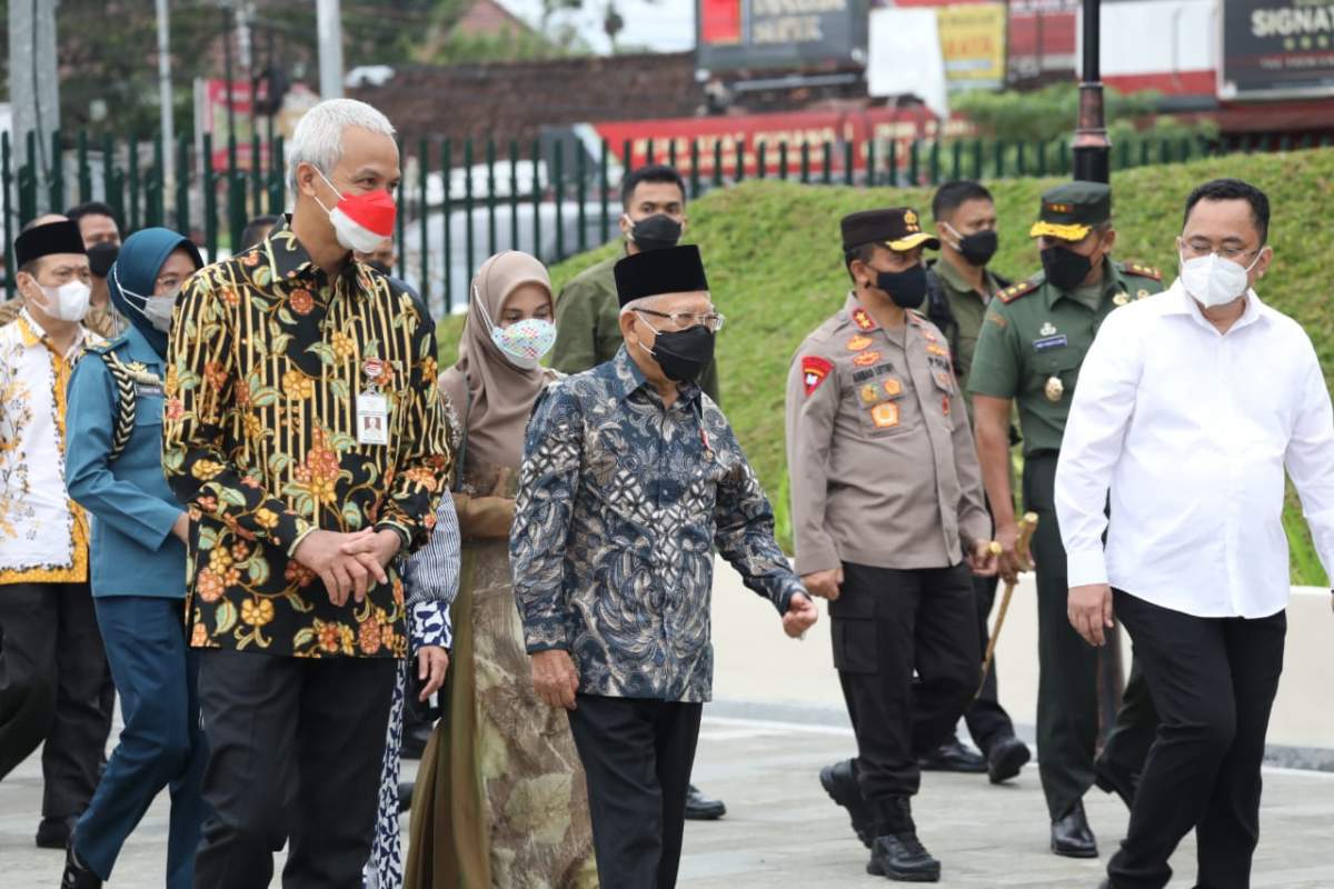 Ganjar Dampingi Wapres, Cek Kesiapan Kawasan Borobudur Jelang Libur Panjang