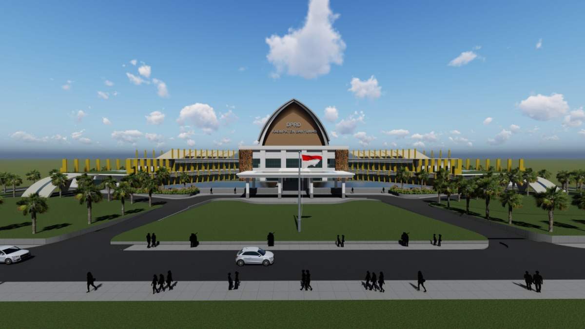 Begini Penampakan Desain Gedung DPRD Banyumas Baru di Jalan Bung Karno