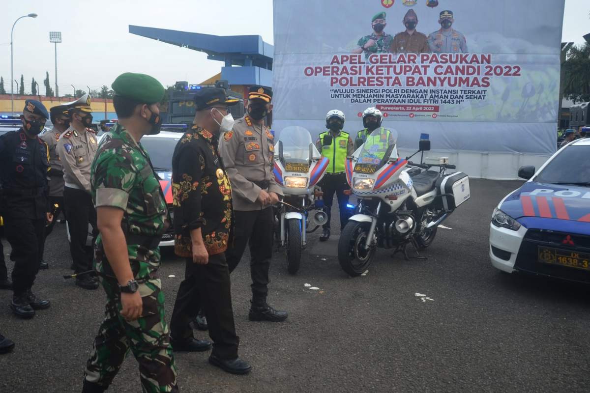 Operasi Ketupat Candi 2022, Polresta Banyumas Siapkan 12 Titik Posko Pengamanan dan Pelayanan