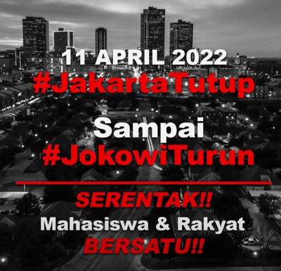 Tagar Good Bye Jokowi Puncaki Trending Twitter, Viral Kabar Jakarta Tutup Sampai Jokowi Turun