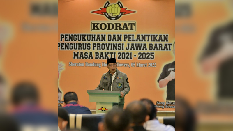 Ridwan Kamil: Diharapkan Tarung Derajat Dapat Masuk Kompetisi Olahraga Bertaraf Internasional