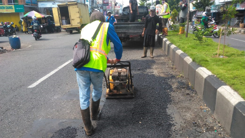 Perbaikan Jalan Jalur Mudik Purbalingga Capai 90 Persen