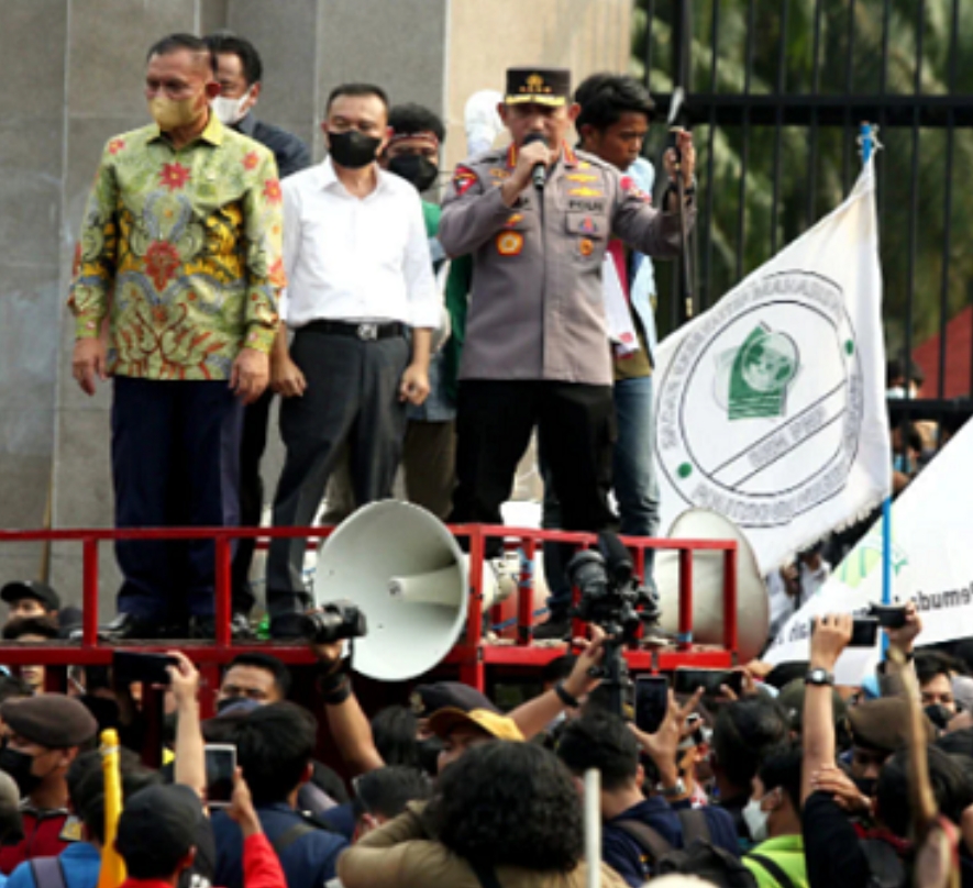 Polri: Demo 11 April 2022 Terkendali, Ini Catatannya