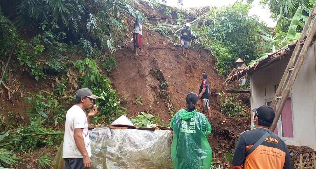 Kejadian Bencana di Banyumas Didominasi Tanah Longsor