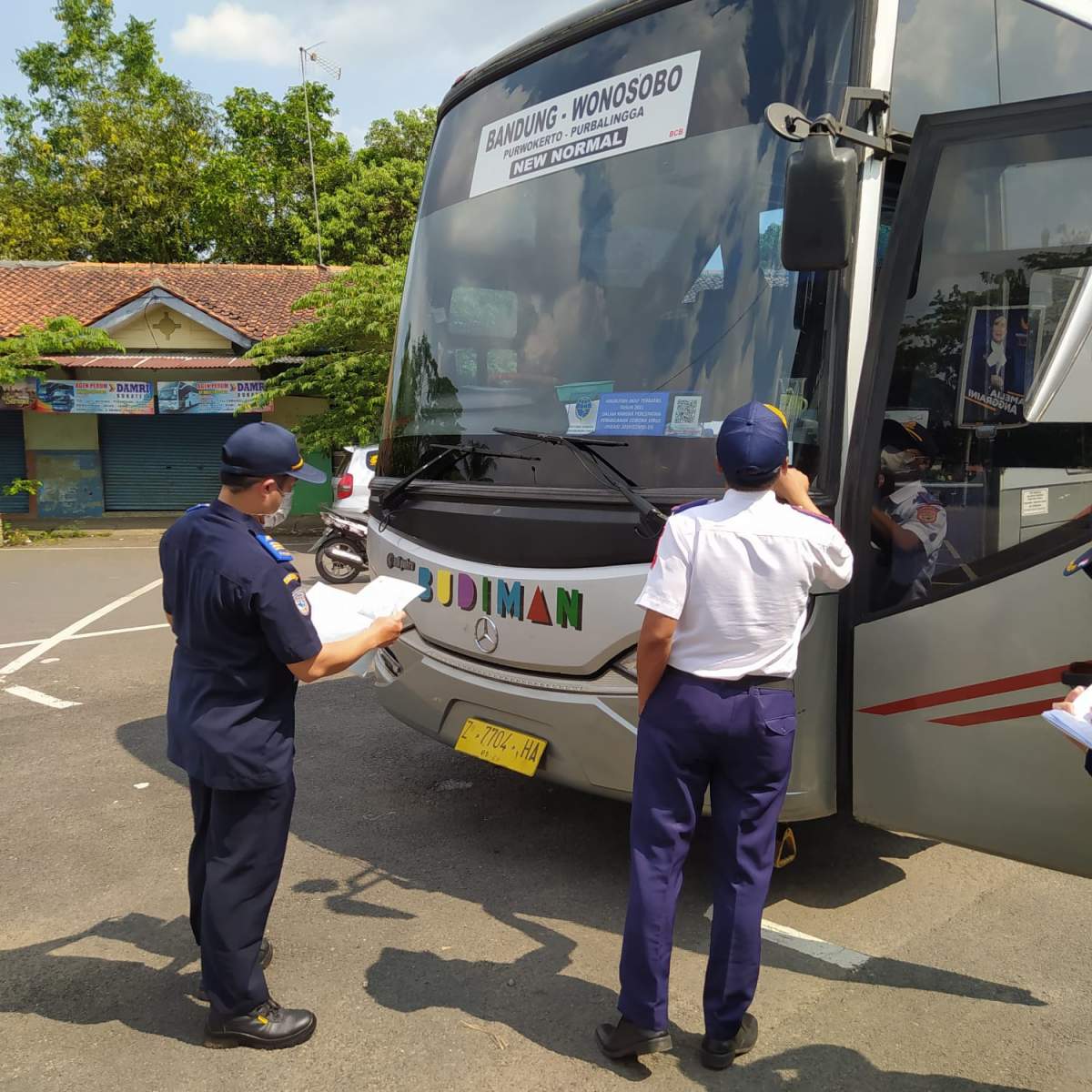 Jelang Arus Mudik, Bus AKAP dicek Dinhub di Terminal Bukateja