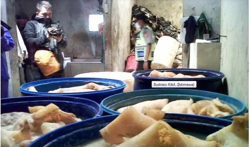 Awas! Ada Pedagang Nakal Jual Kikil Berformalin