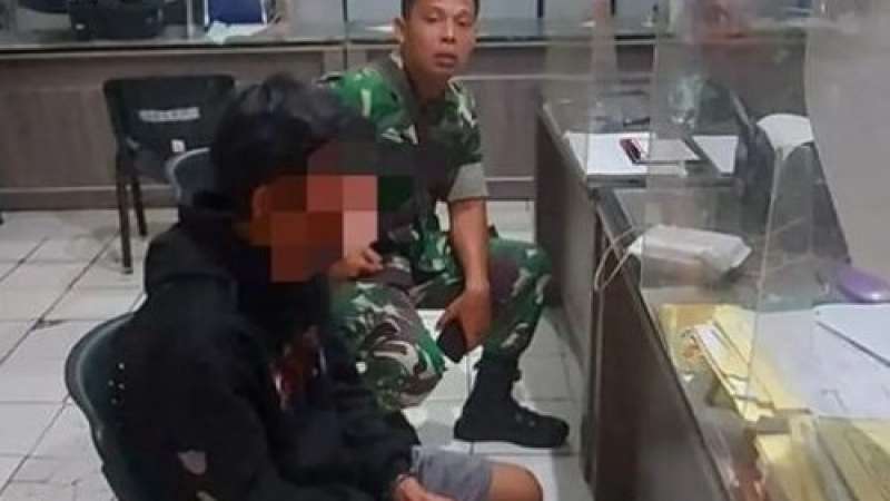 Dua Prajurit TNI AD Dibegal 9 Orang, Hasilnya Delapan Orang Kabur, Seorang Tertangkap