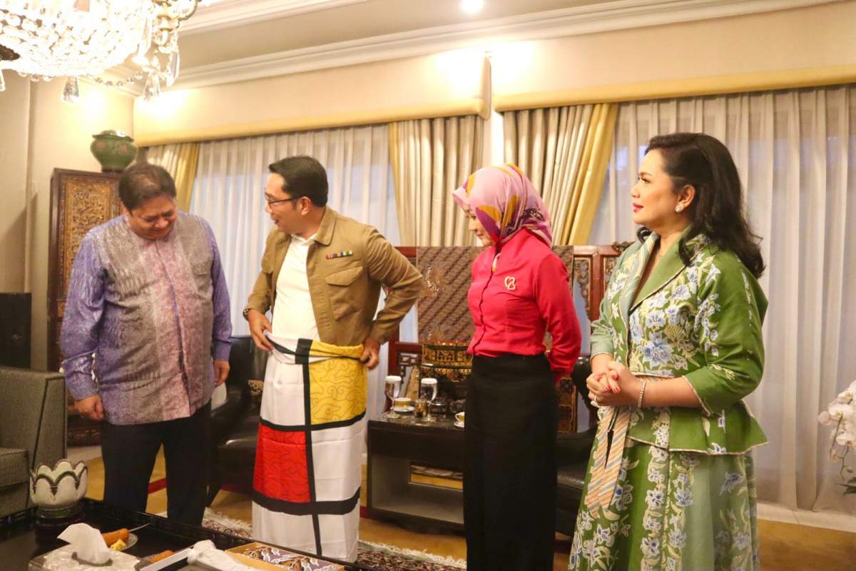 Ridwan Kamil Temui Airlangga, Tegaskan Bakal Balas Budi Terhadap Golkar