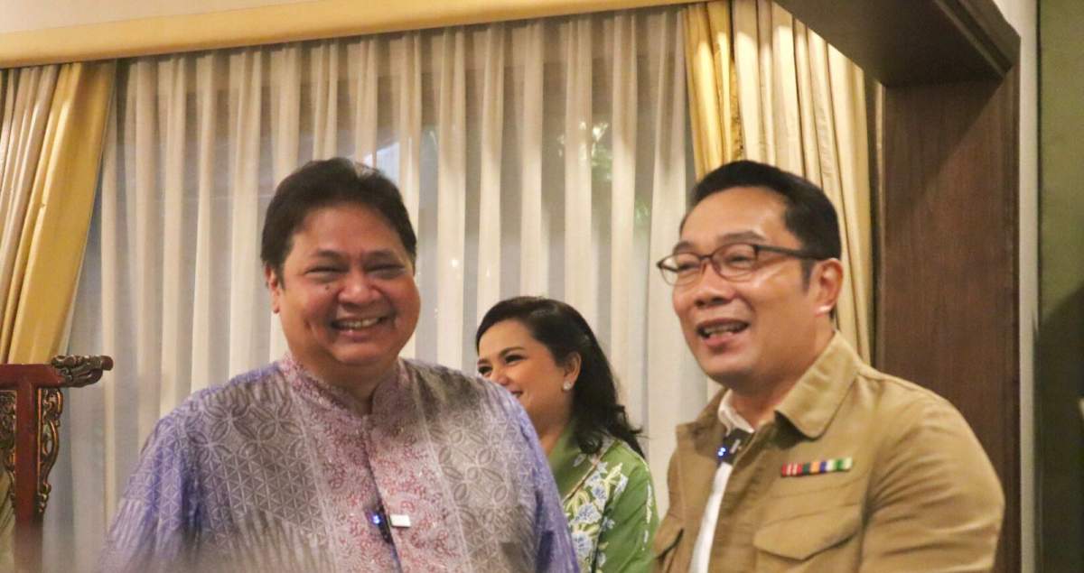 Ridwan Kamil Beri Dukungan Airlangga Menjadi Capres 2024
