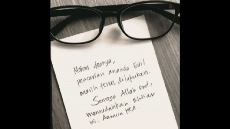 Ridwan Kamil Posting Pertama Kali di Medsos Usai Eril Hilang, Begini Isinya