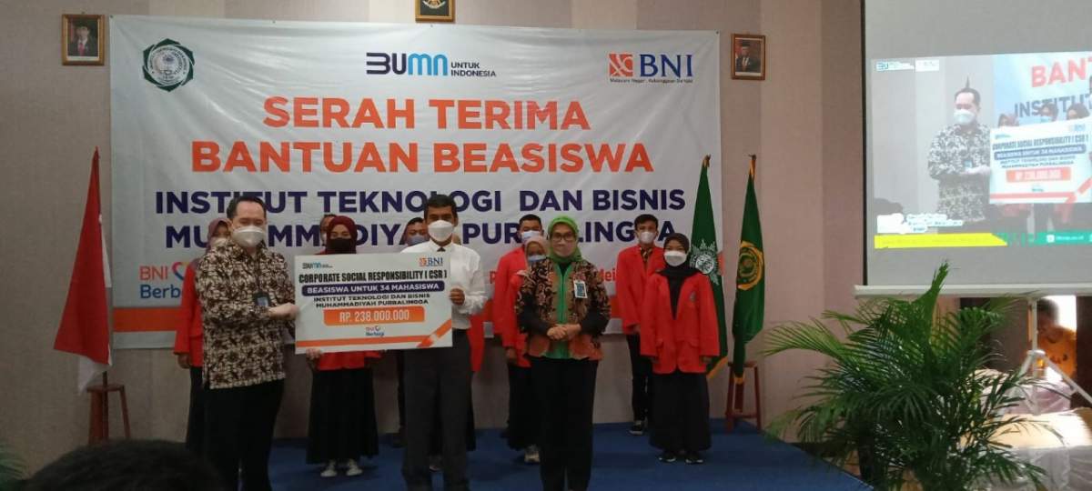 BNI Bantu Beasiswa 34 Mahasiswa ITBMP