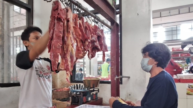 Penjualan Daging Sapi Menurun Pasca Temuan Kasus PMK pada Sapi