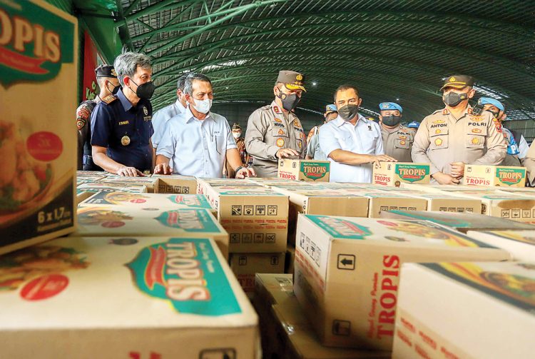 Polri Gagalkan Ekspor Ilegal 162 Ribu Liter Migor